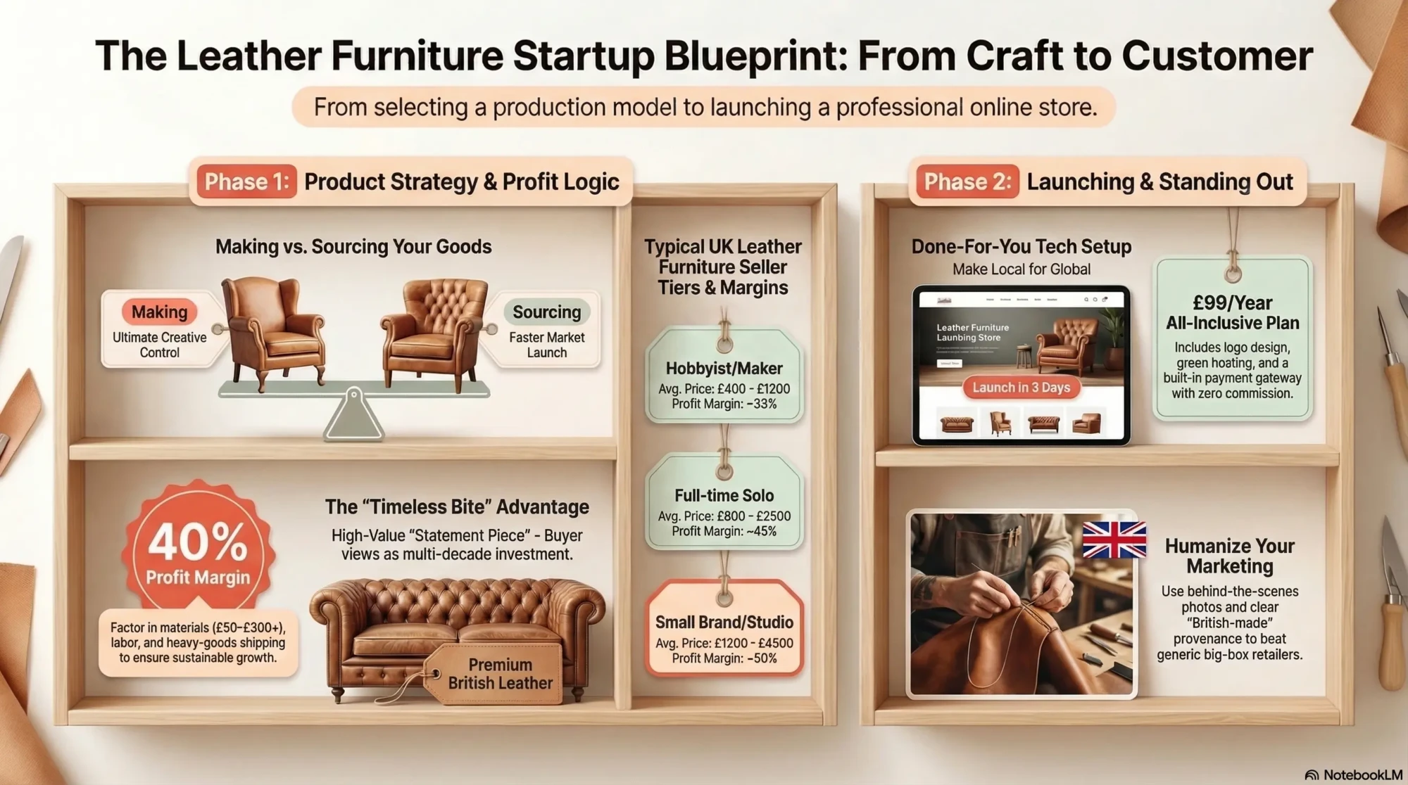 How to sell leather furniture online and build a profitable home ...
