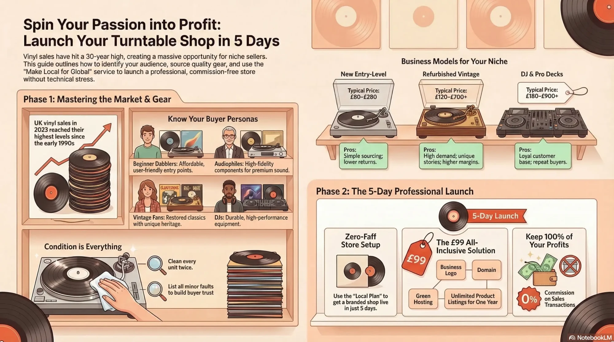 How to sell turntables online and build a vinyl gear business | Make ...
