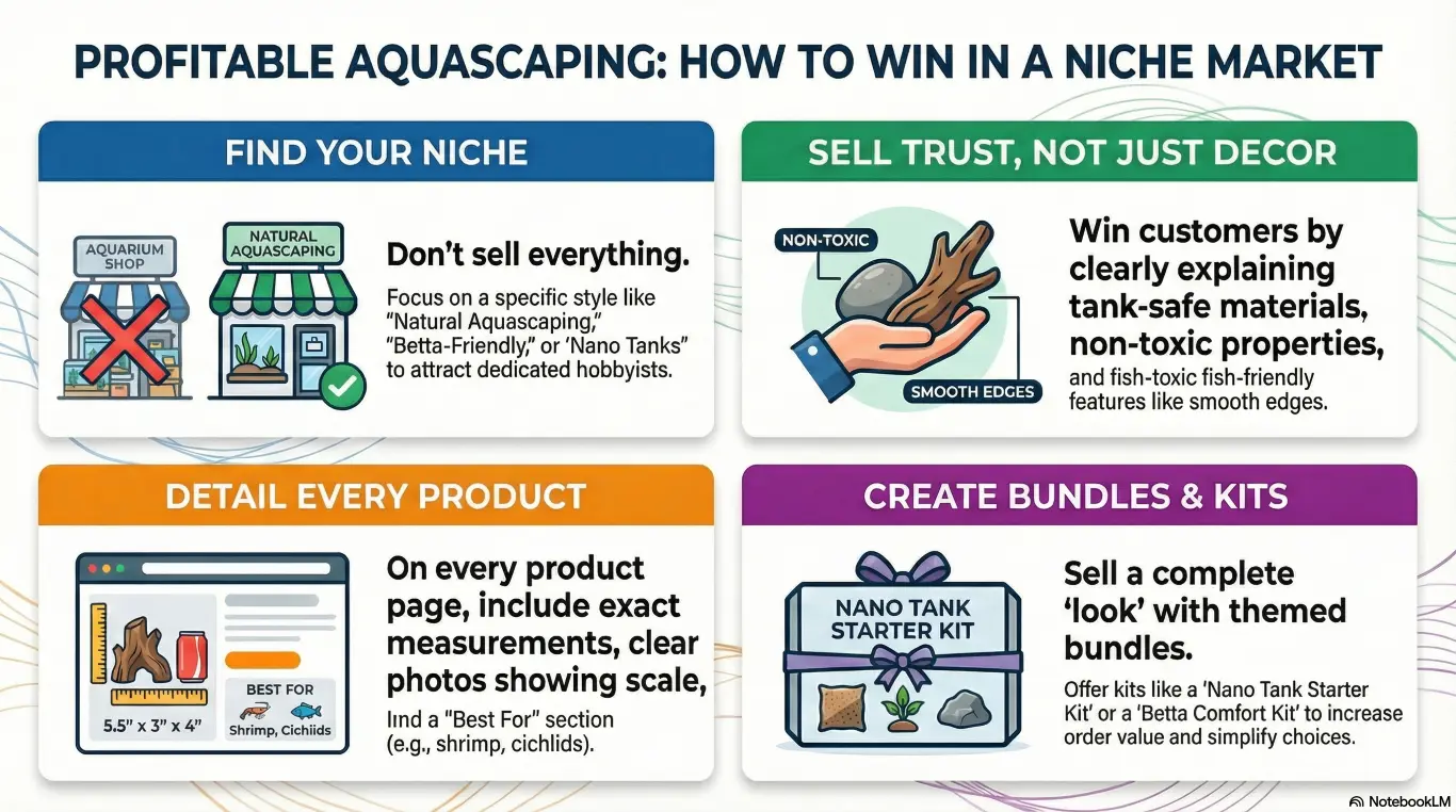 Sell aquarium decorations online Thumbnail