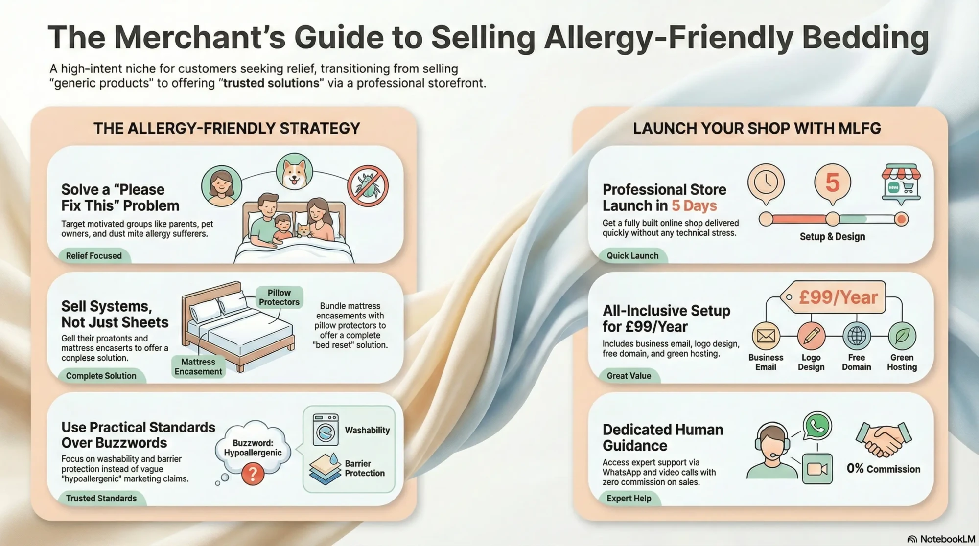 Sell allergy-friendly bedding online: the cosy way to win repeat buyers