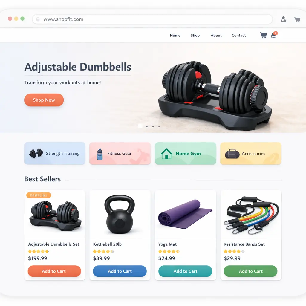 Featured image for selling adjustable dumbbells  online with Make Local for Global