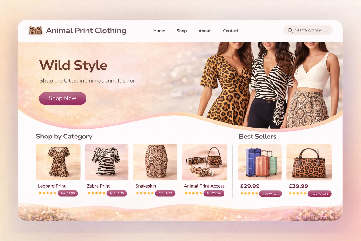 Featured image for selling animal print clothing  online with Make Local for Global