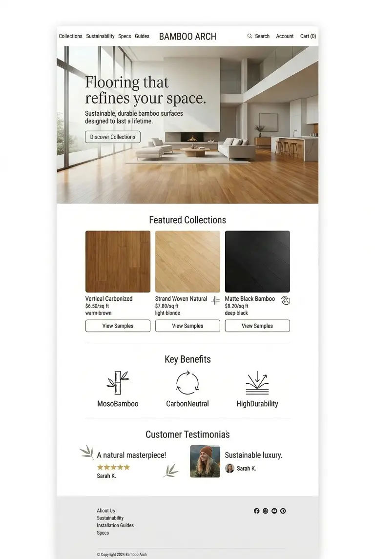 Featured image for selling bamboo flooring  online with Make Local for Global