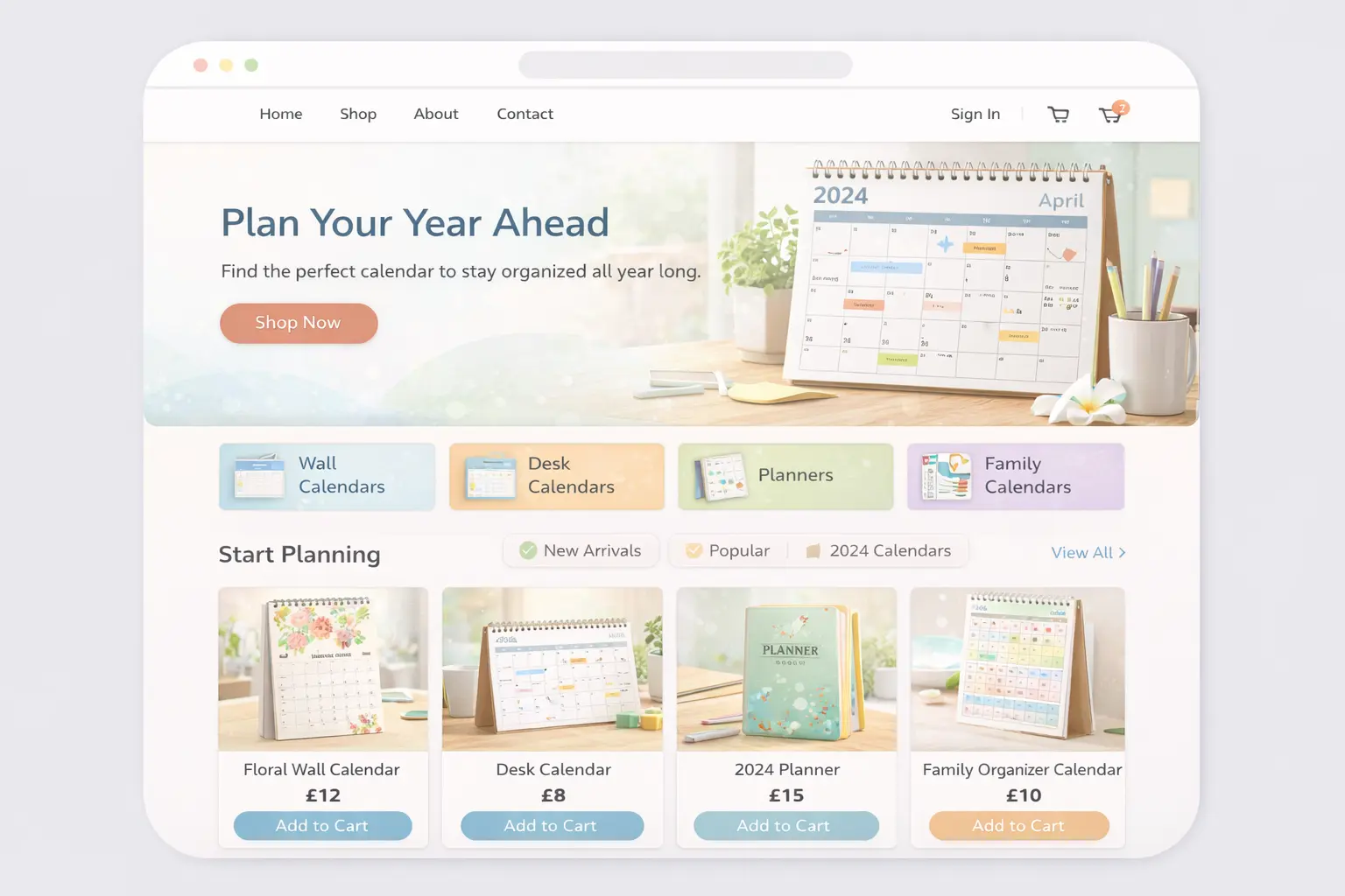 Featured image for selling calendars  online with Make Local for Global