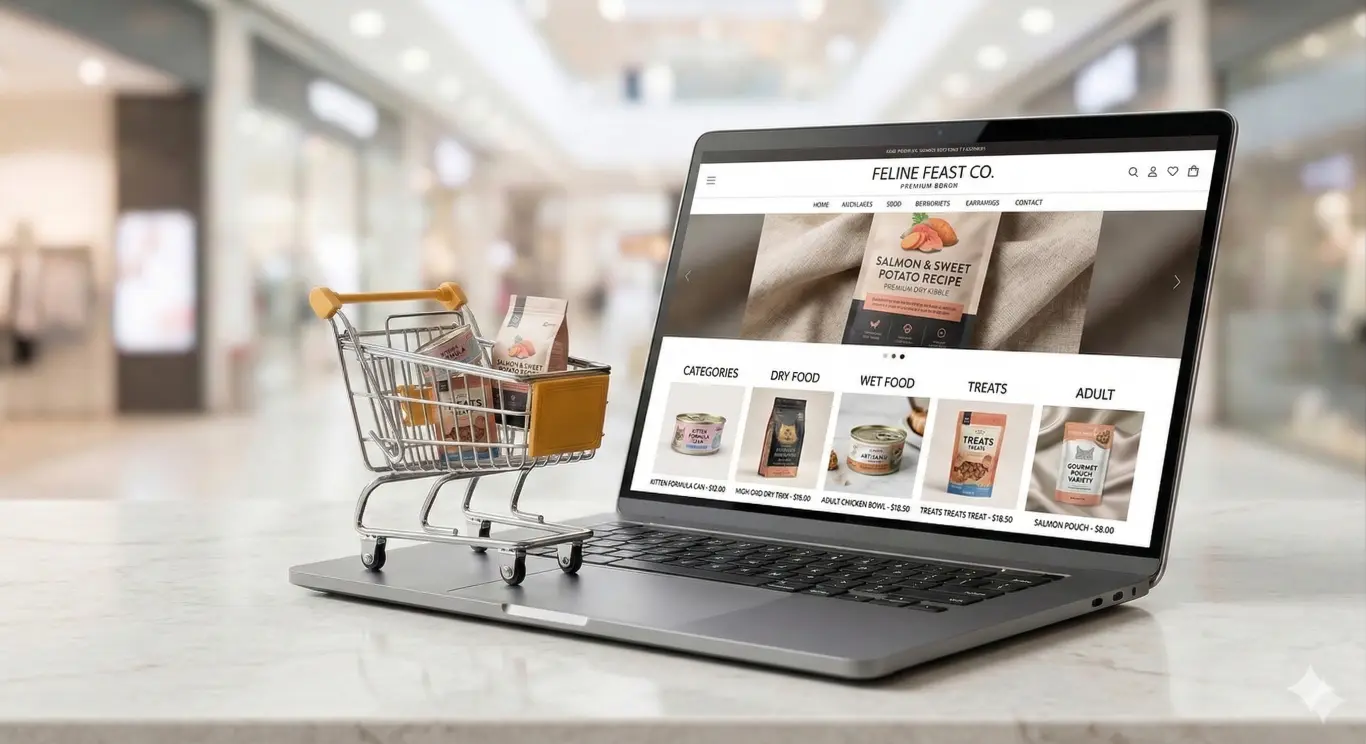 Featured image for selling cat food  online with Make Local for Global