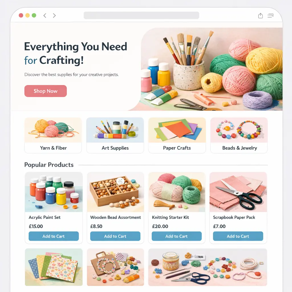 Featured image for selling craft supplies  online with Make Local for Global