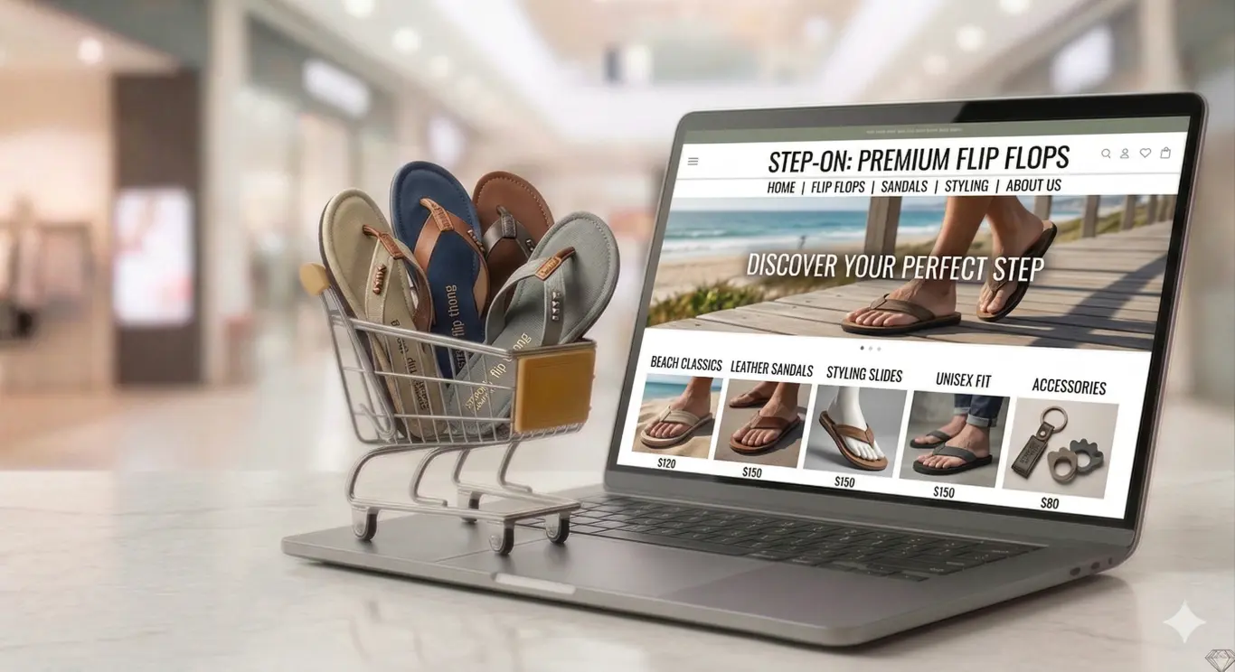 Featured image for selling flip flops  online with Make Local for Global