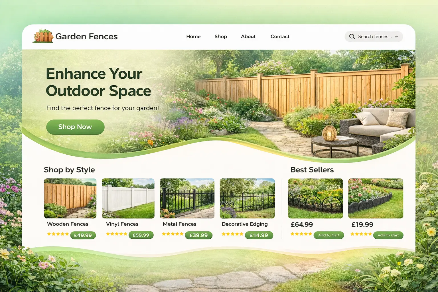 Featured image for selling garden fences  online with Make Local for Global