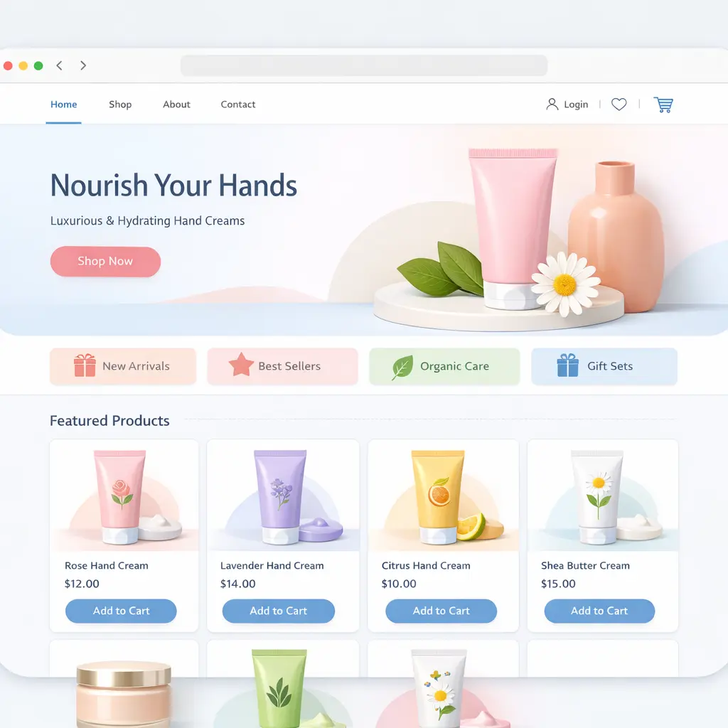 Featured image for selling hand cream  online with Make Local for Global
