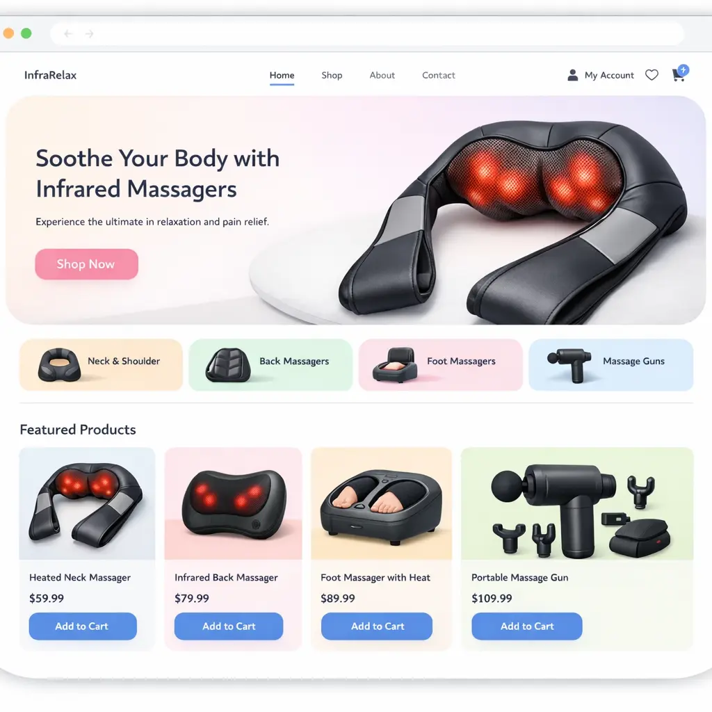 Featured image for selling infrared massagers  online with Make Local for Global