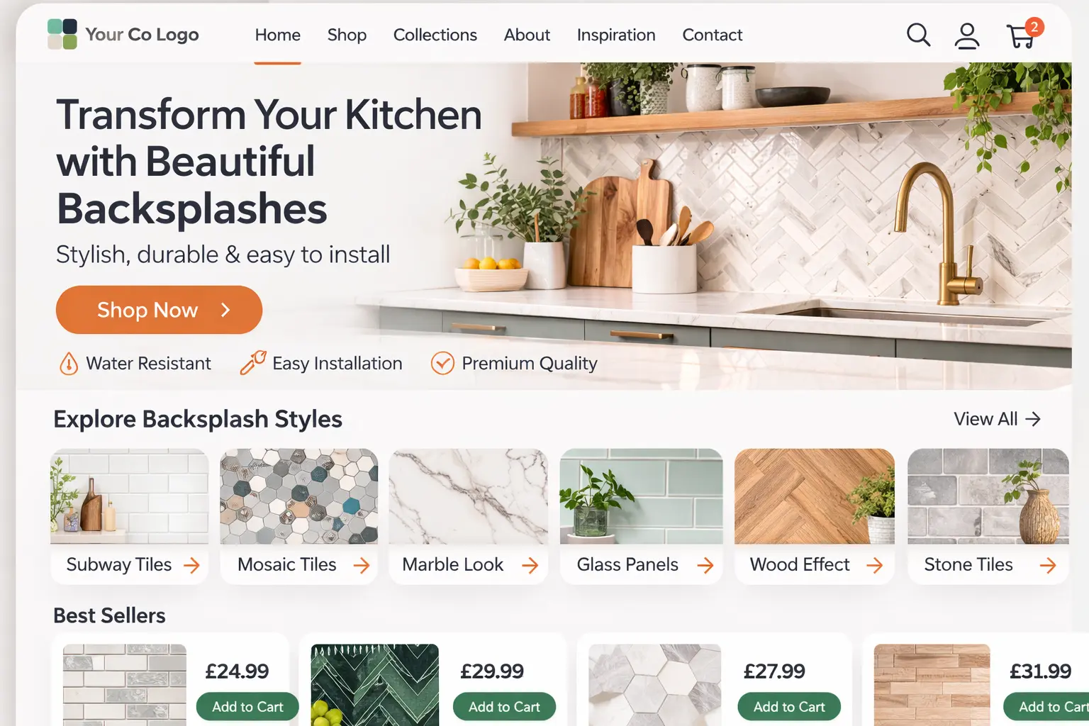 Featured image for selling kitchen backsplashes  online with Make Local for Global