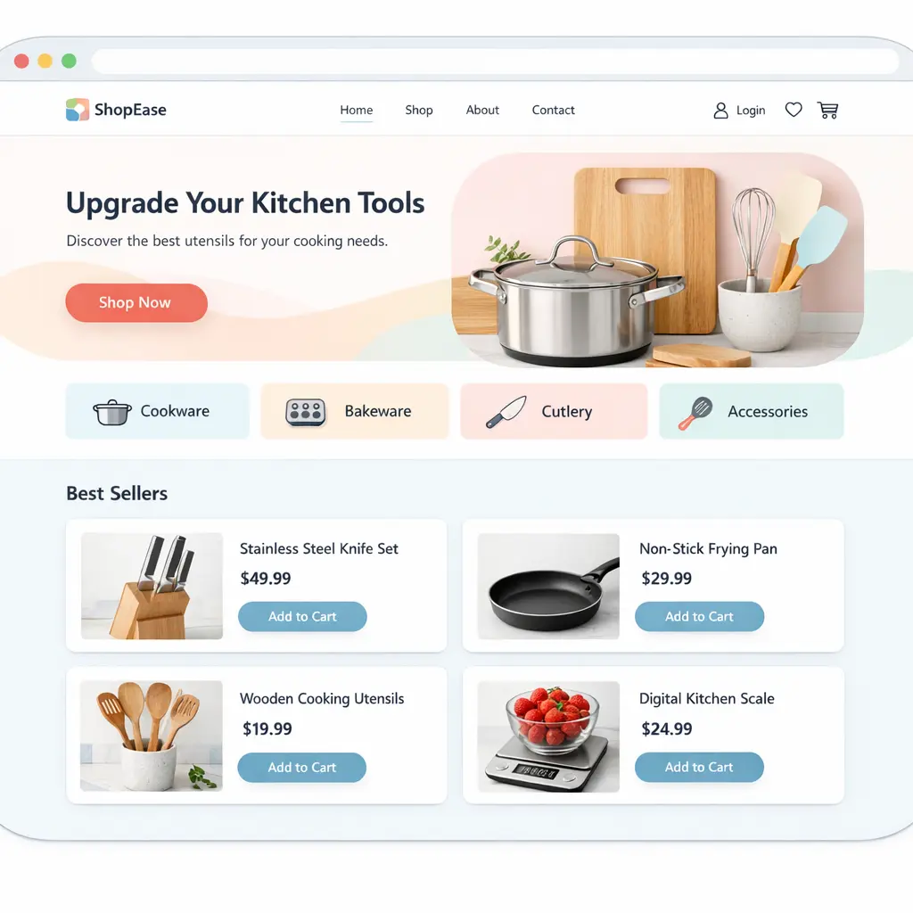 Featured image for selling kitchen utensils  online with Make Local for Global