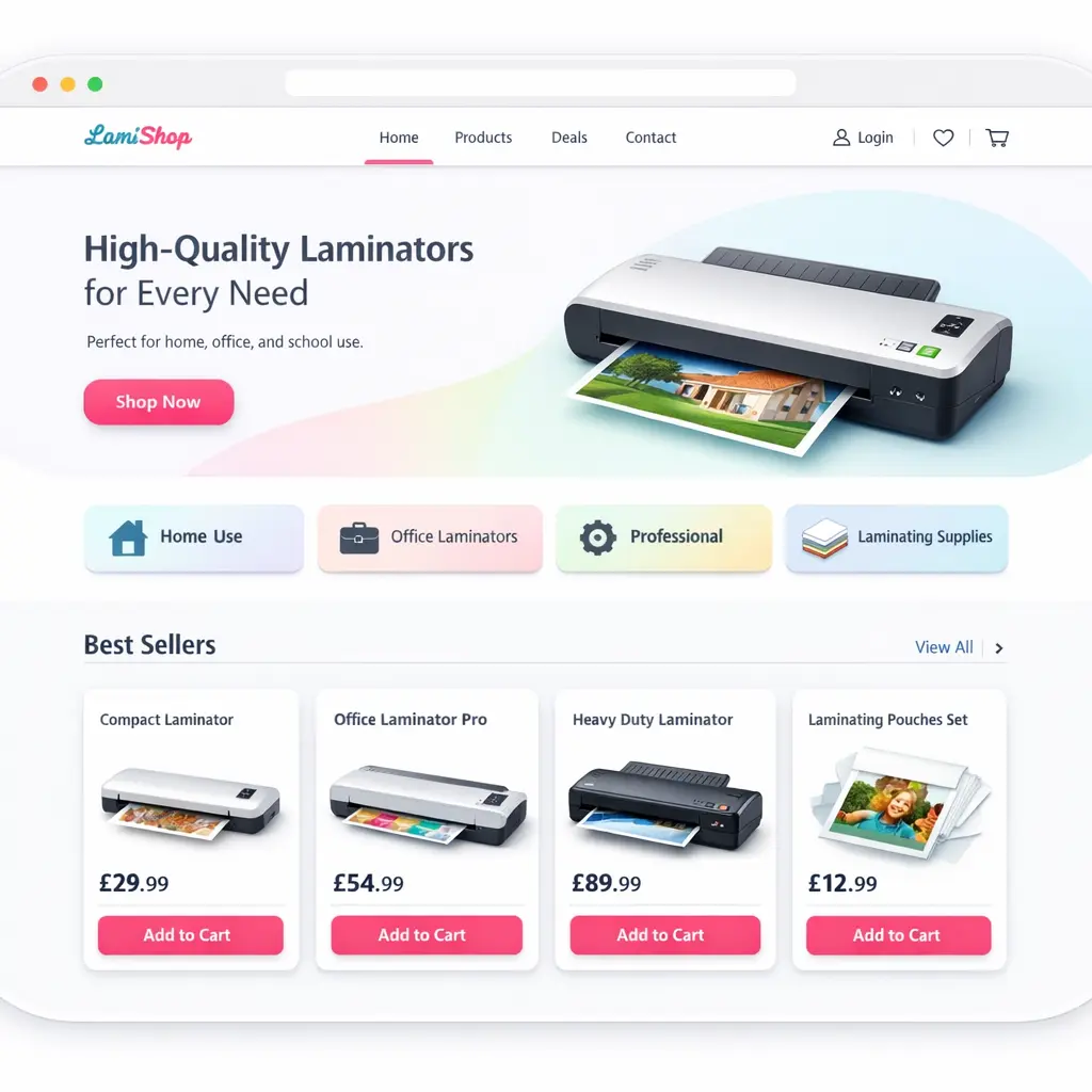 Featured image for selling laminators  online with Make Local for Global