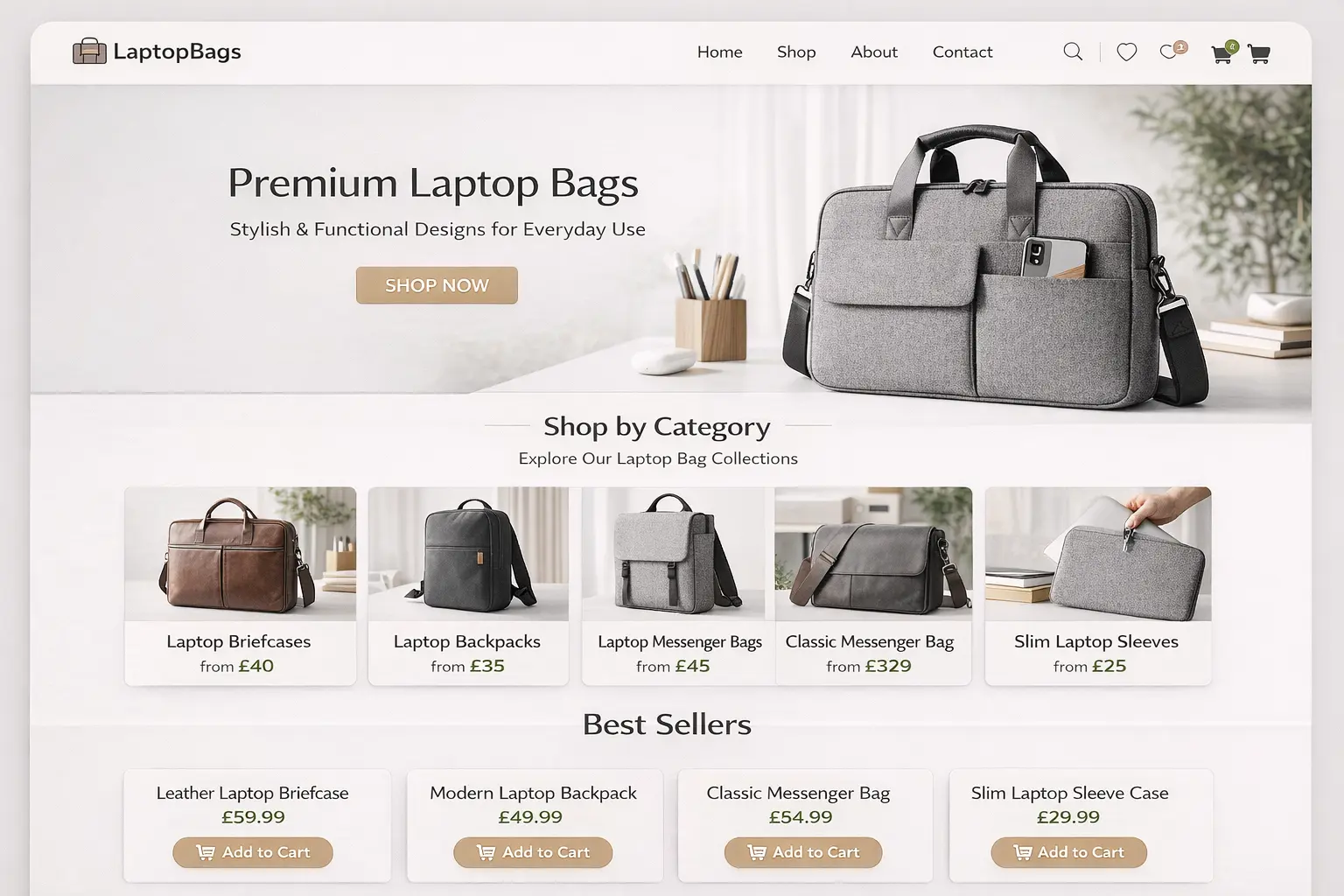 Featured image for selling laptop bags  online with Make Local for Global