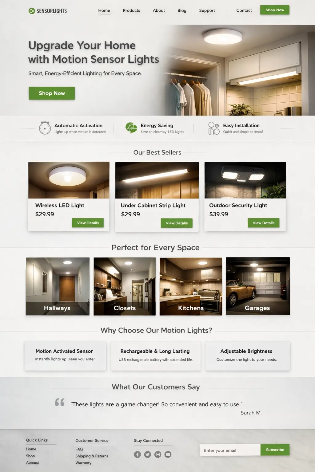 Featured image for selling motion sensor lights  online with Make Local for Global