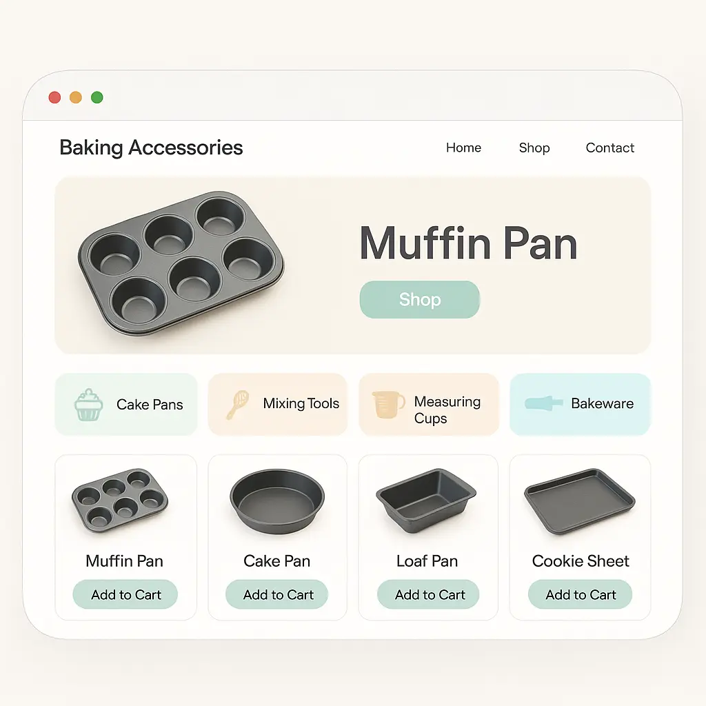 Featured image for selling muffin pans  online with Make Local for Global