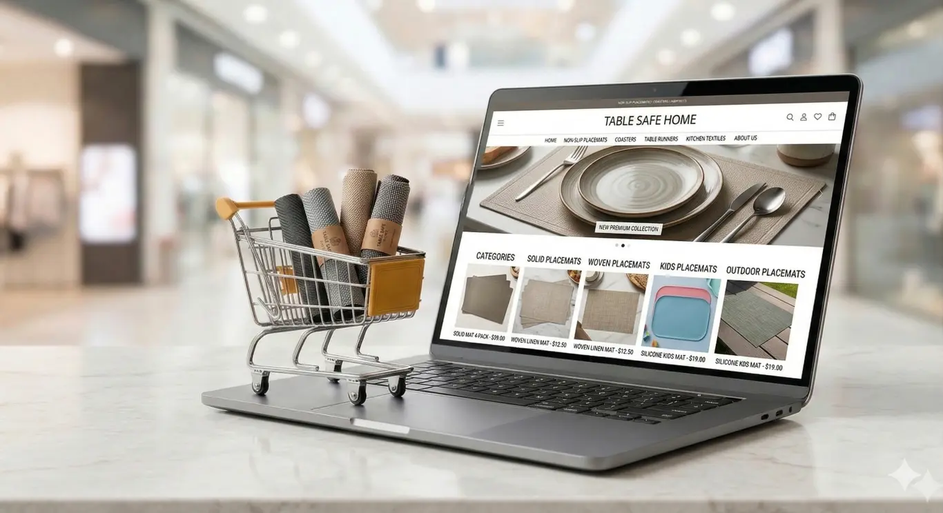 Featured image for selling non-slip placemats  online with Make Local for Global