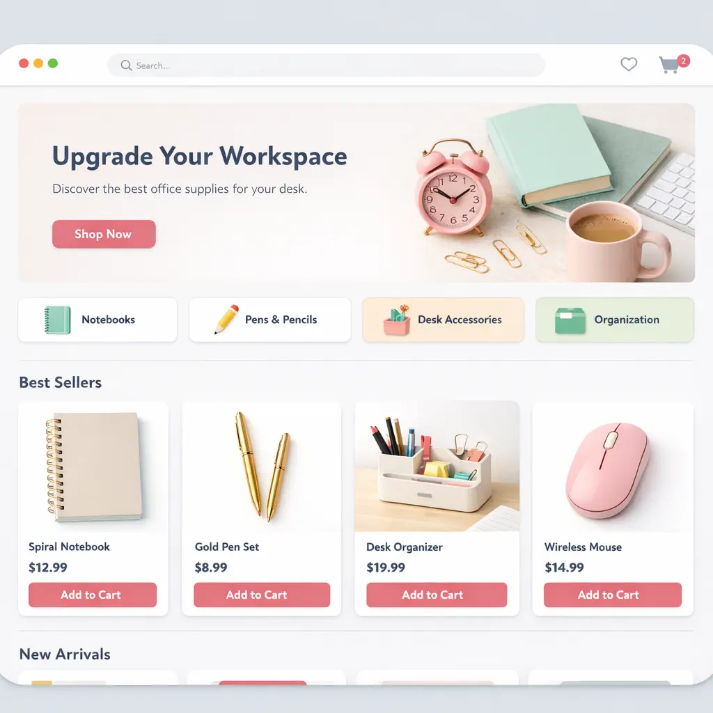 Featured image for selling office stationery  online with Make Local for Global