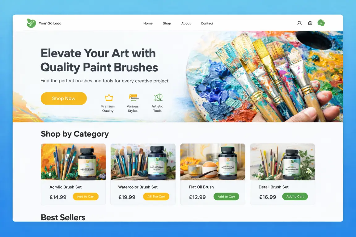 Featured image for selling paint brushes  online with Make Local for Global