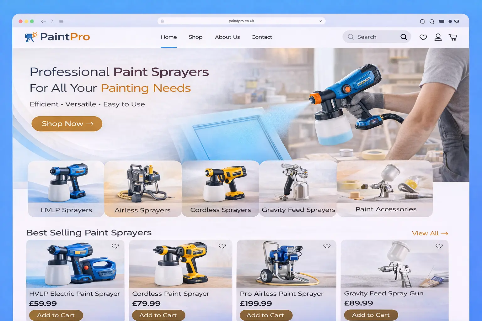Featured image for selling paint sprayers  online with Make Local for Global