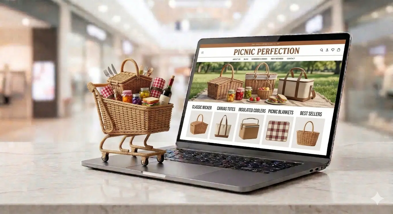 Featured image for selling picnic baskets  online with Make Local for Global