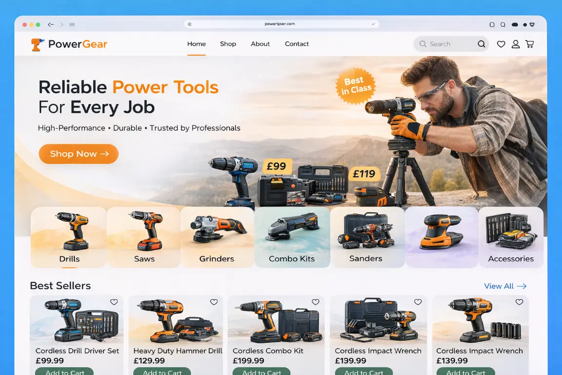 Featured image for selling power tools  online with Make Local for Global