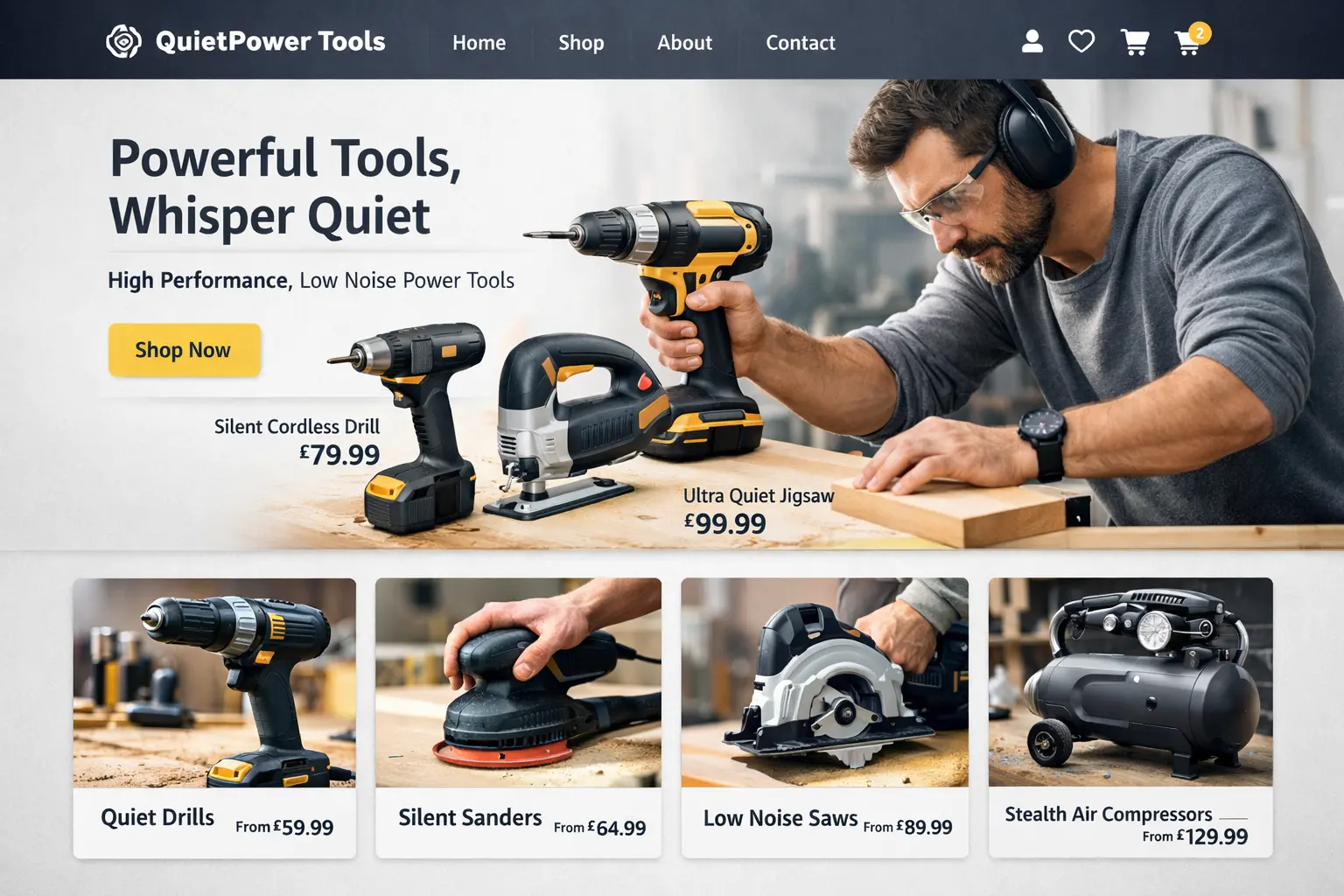 Featured image for selling quiet power tools  online with Make Local for Global