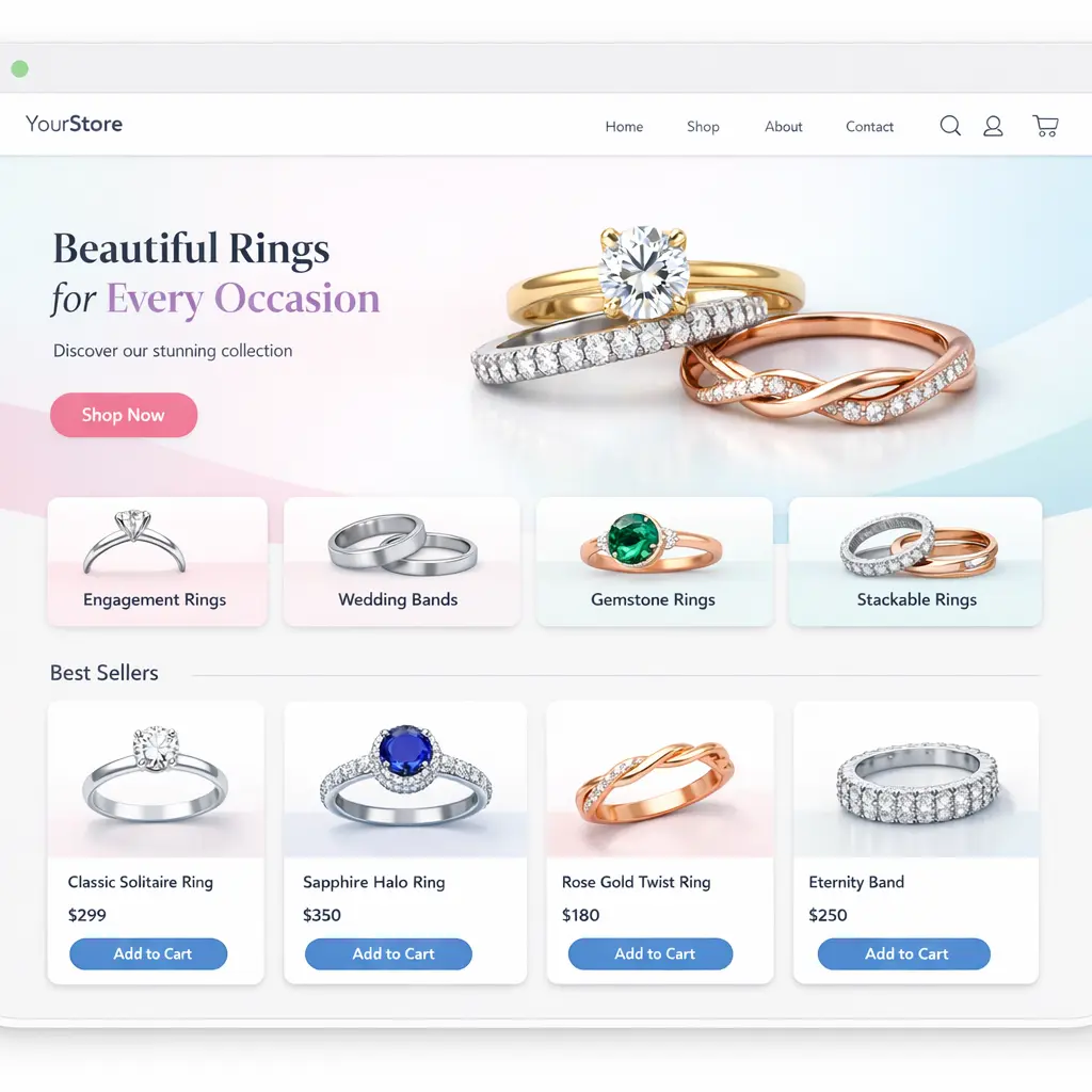 Featured image for selling rings  online with Make Local for Global
