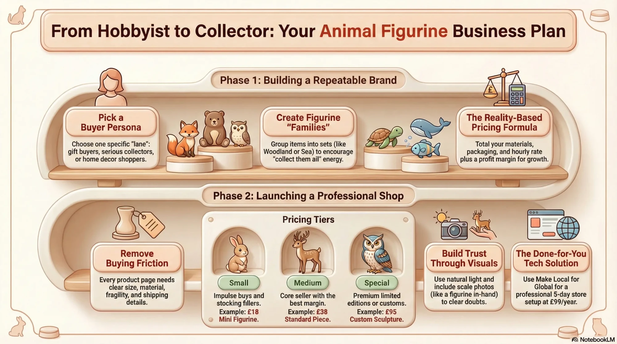 Sell animal figurines online without the tech headache