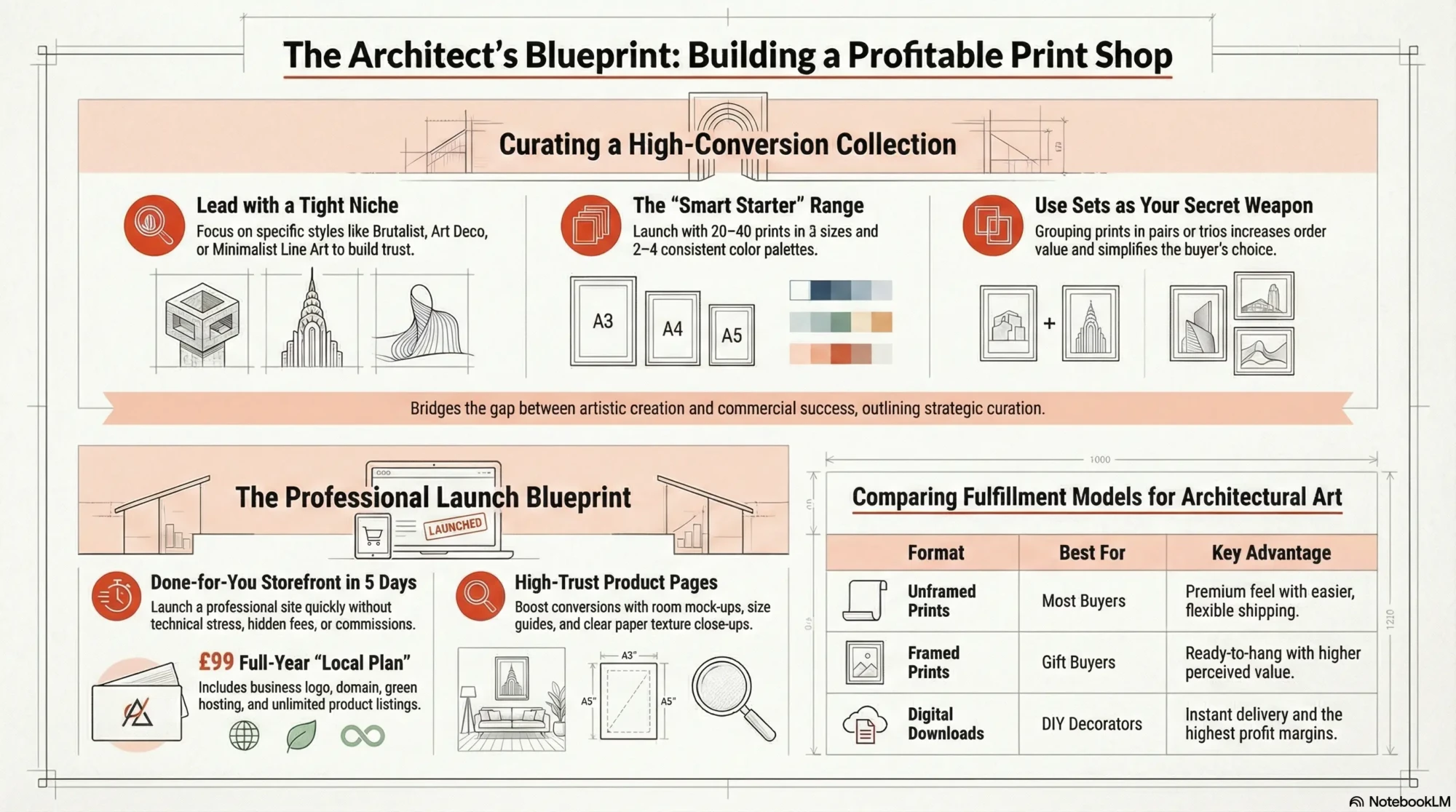 Sell architectural prints online: the décor trend that keeps paying you every month
