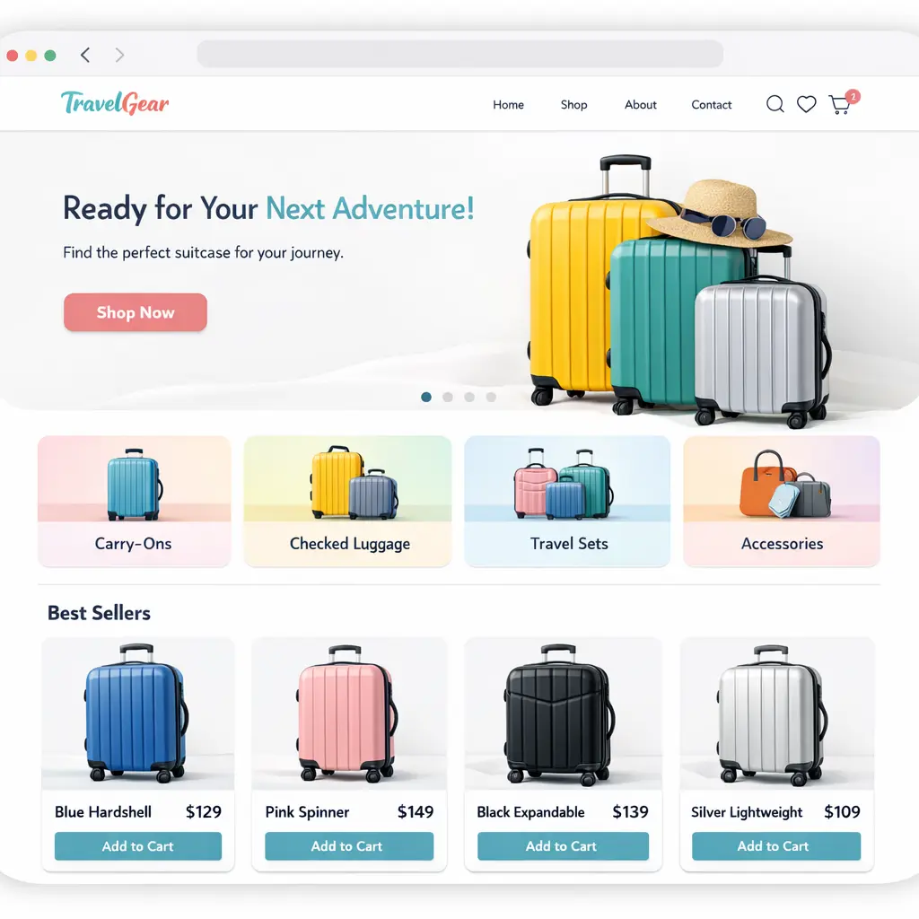 Featured image for selling suitcases  online with Make Local for Global