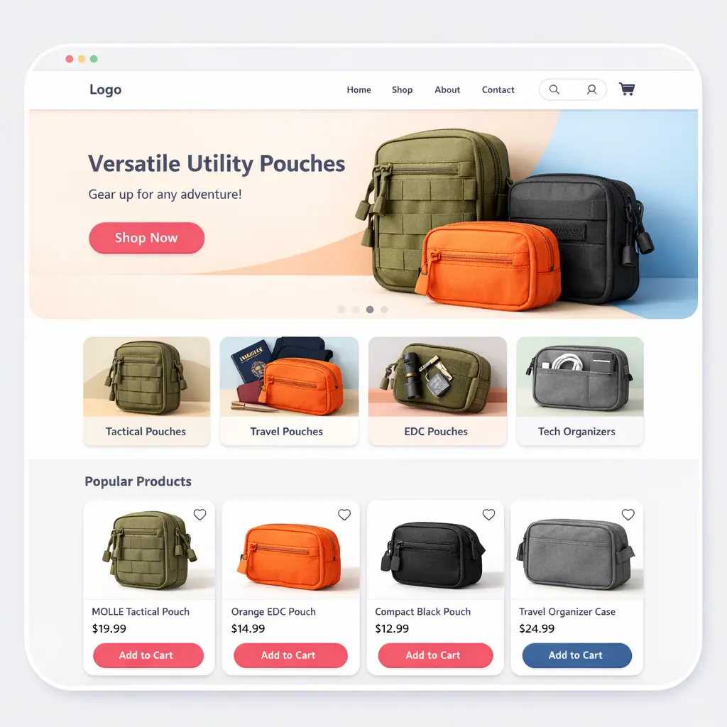 Featured image for selling utility pouches  online with Make Local for Global