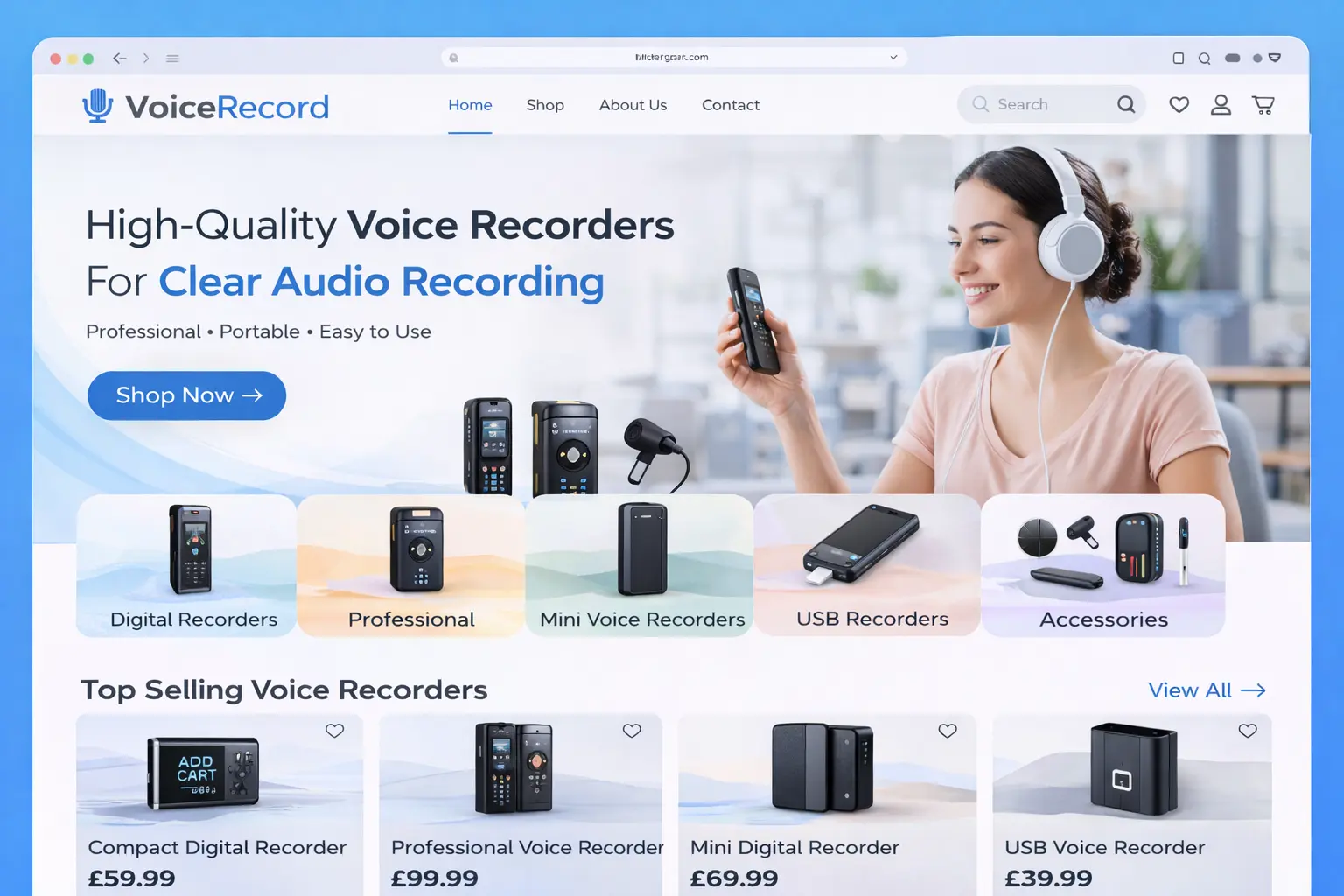 Featured image for selling voice recorders  online with Make Local for Global