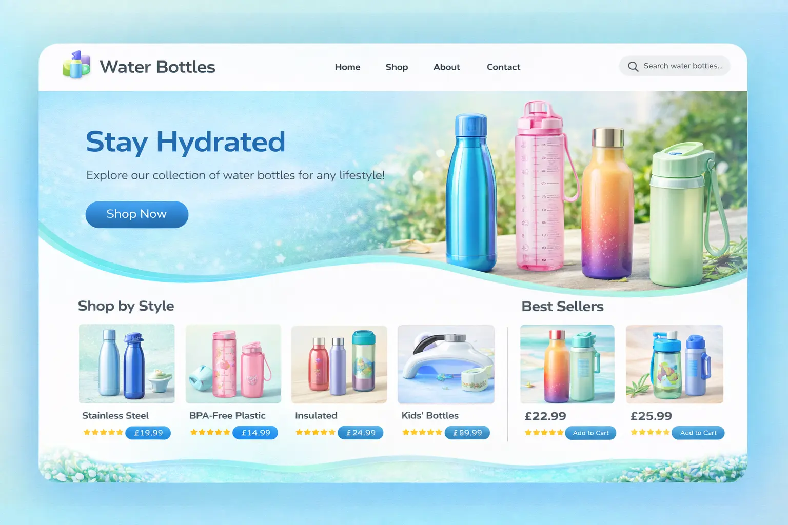 Featured image for selling outdoor water bottles  online with Make Local for Global