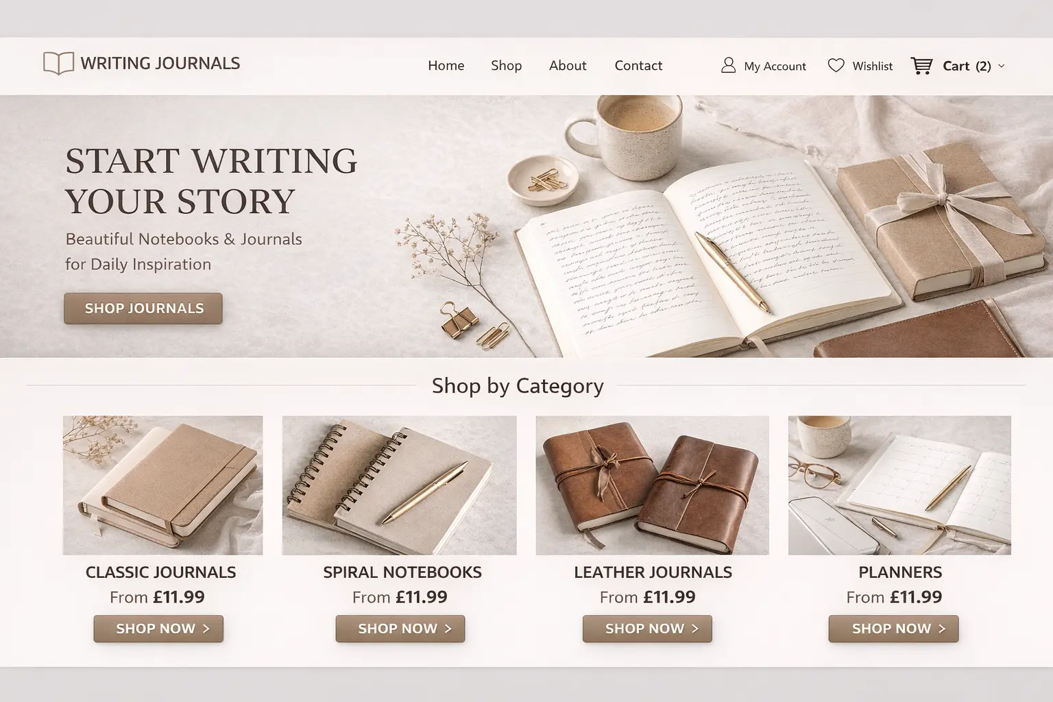 Featured image for selling writing journals  online with Make Local for Global