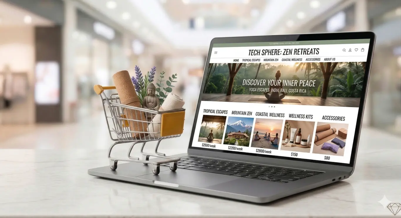 Featured image for selling yoga retreats  online with Make Local for Global