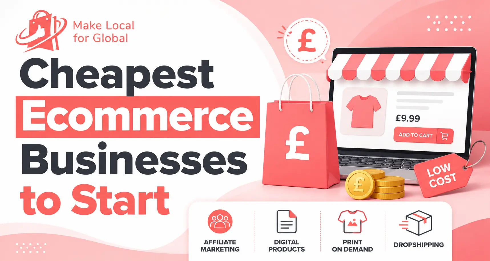 Cheapest Ecommerce Businesses to Start