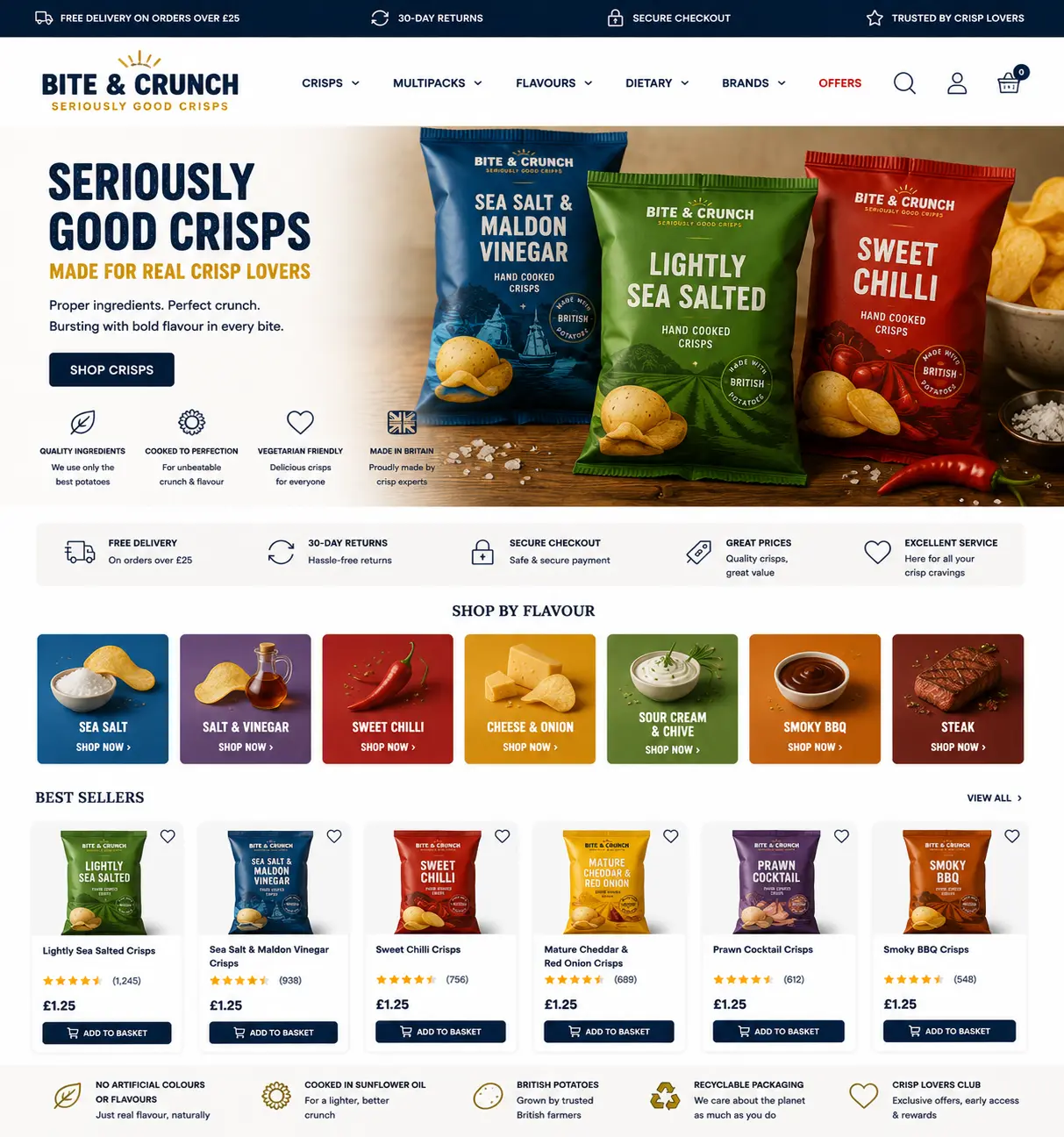 Featured image for selling crisps  online with Make Local for Global