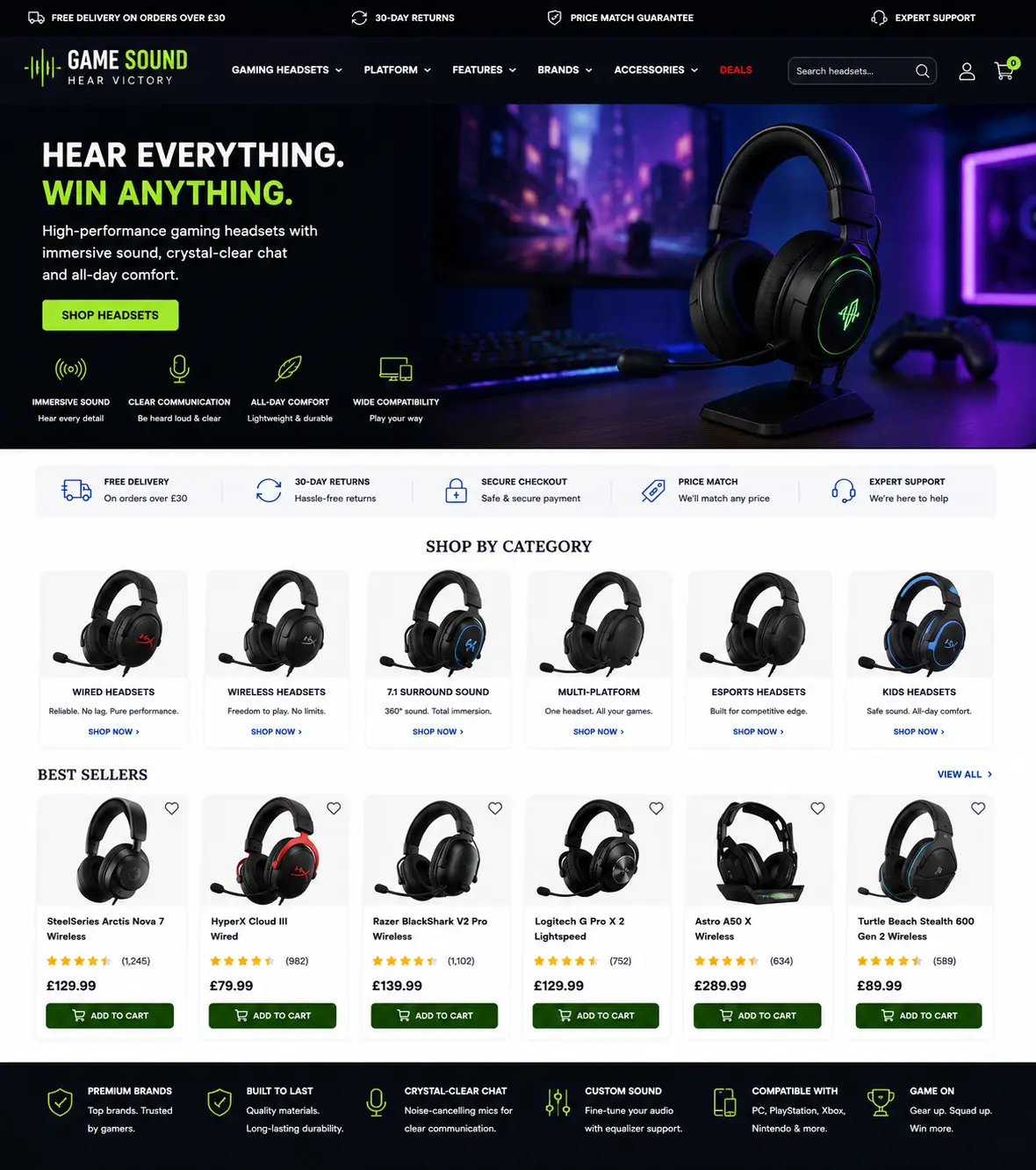 Featured image for selling gaming headsets  online with Make Local for Global