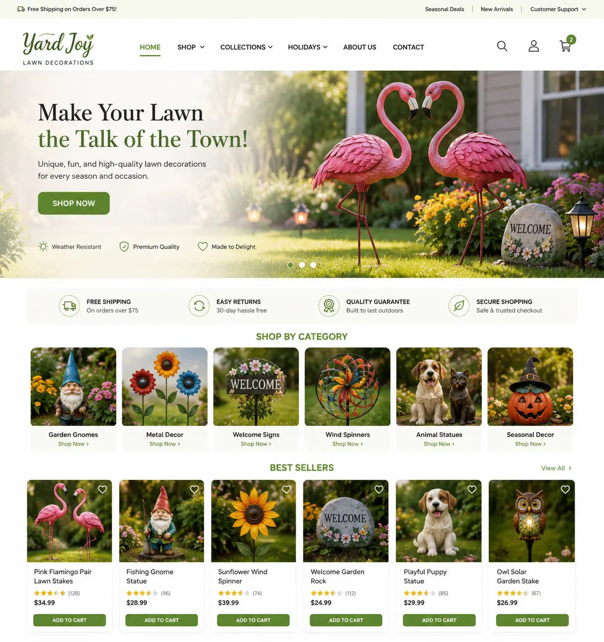 Featured image for selling lawn decorations  online with Make Local for Global