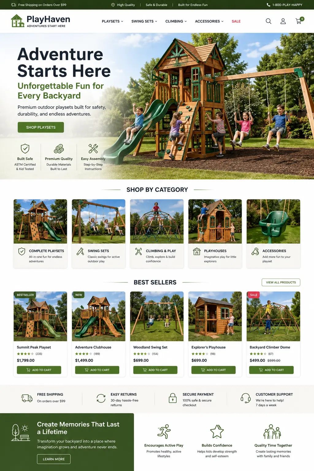 Featured image for selling outdoor playsets  online with Make Local for Global
