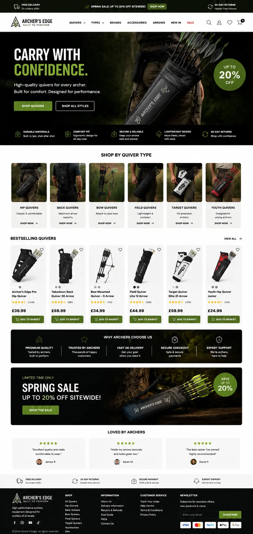 Featured image for selling quiver for archery  online with Make Local for Global