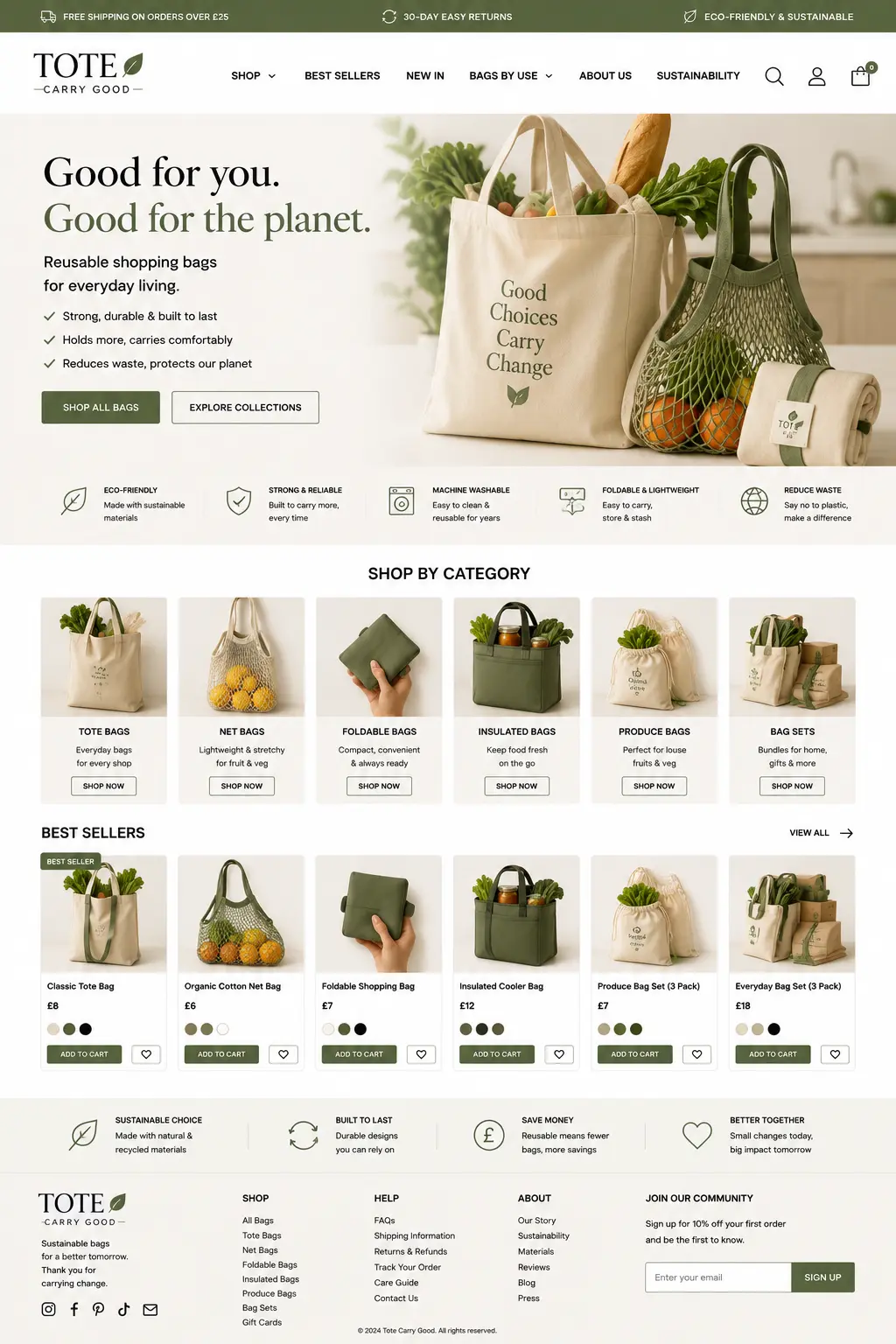 reusable shopping bags