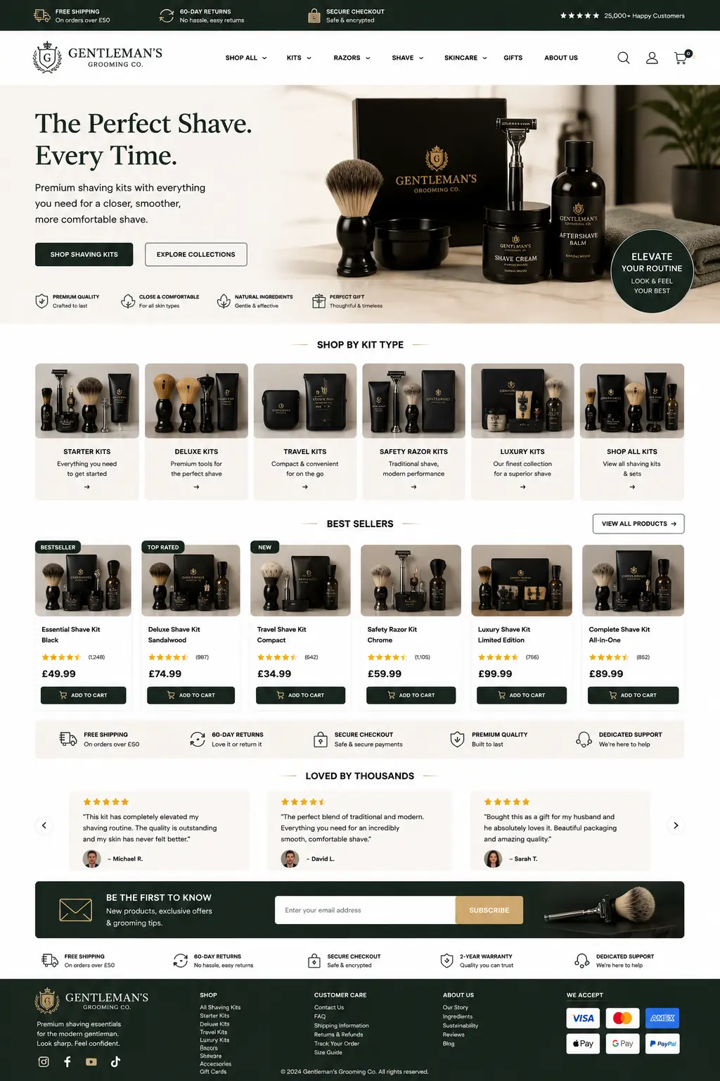 Featured image for selling shaving kits  online with Make Local for Global