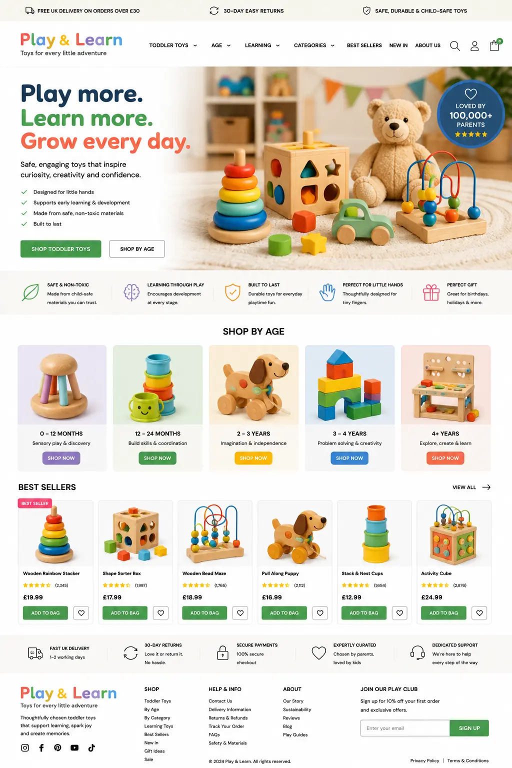 Featured image for selling toddler toys  online with Make Local for Global