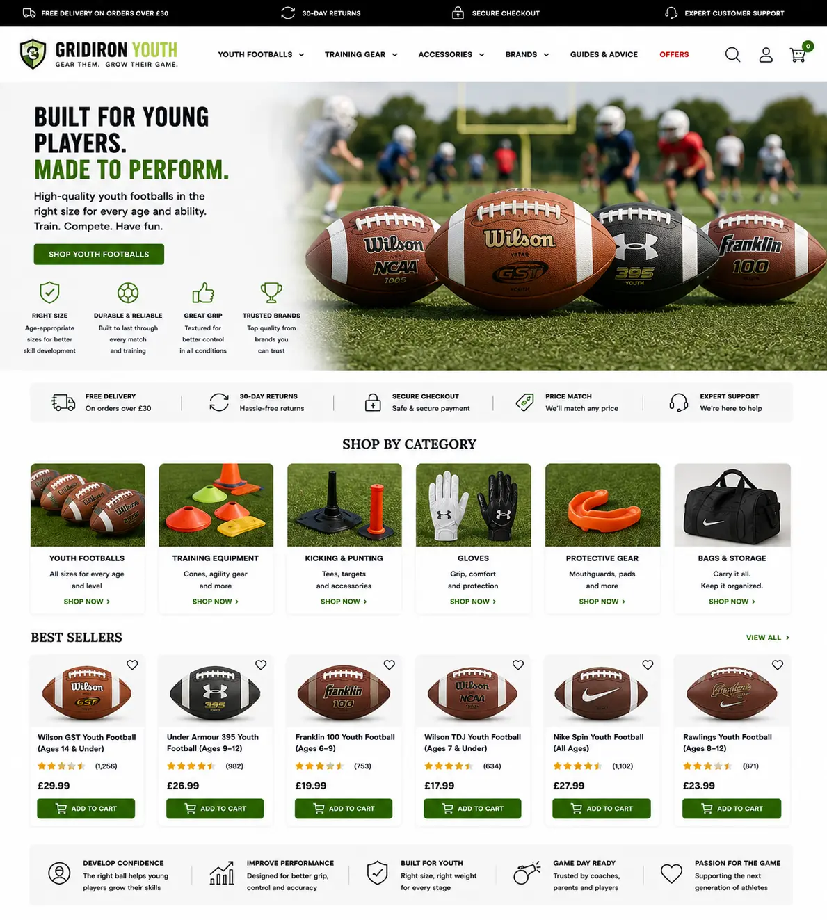 Featured image for selling youth footballs  online with Make Local for Global