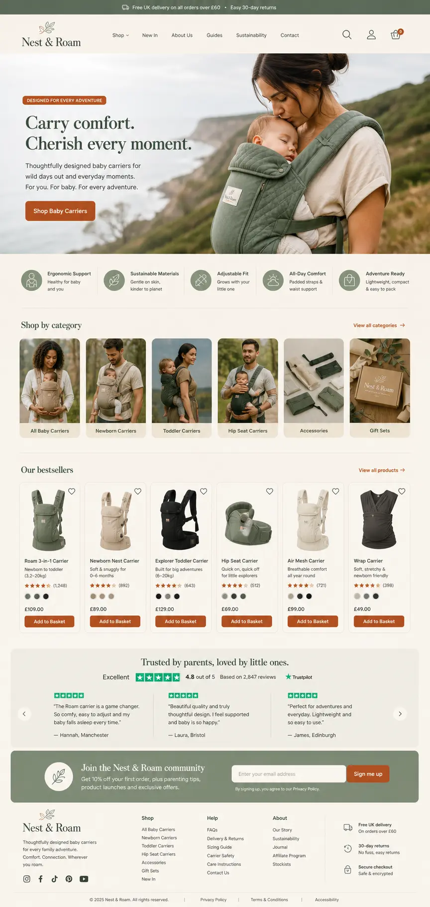 Featured image for selling baby carriers  online with Make Local for Global