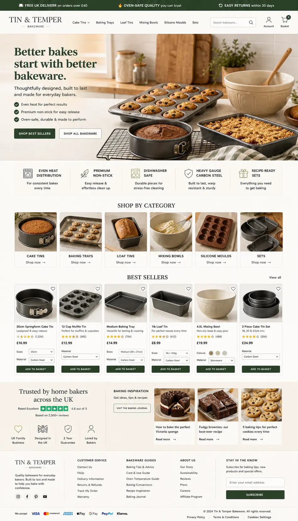 Featured image for selling bakeware  online with Make Local for Global