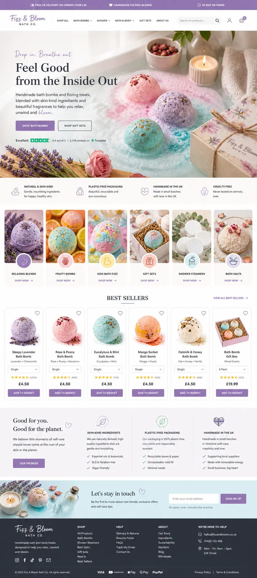 Featured image for selling bath bombs  online with Make Local for Global