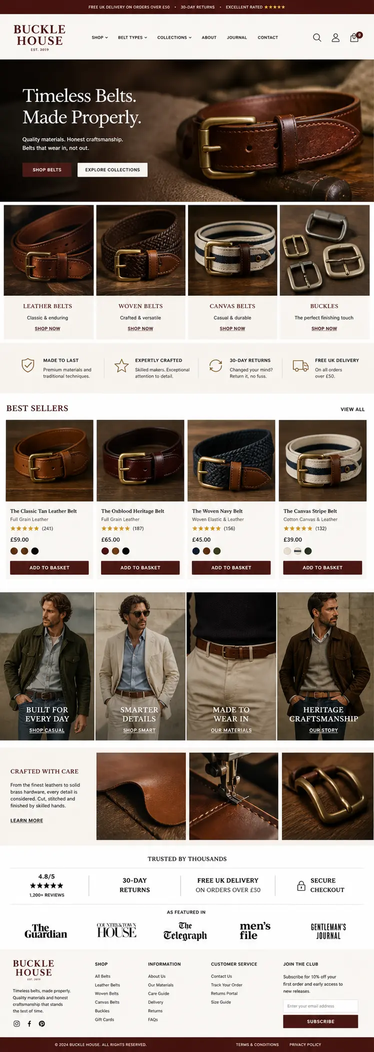 Featured image for selling belts  online with Make Local for Global